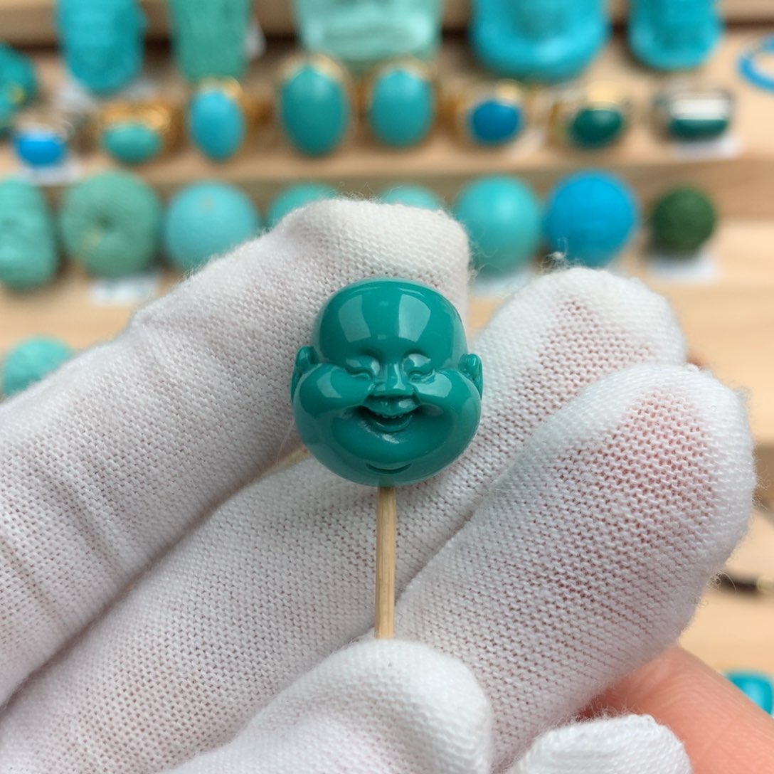 绿松石配饰未镶嵌心*