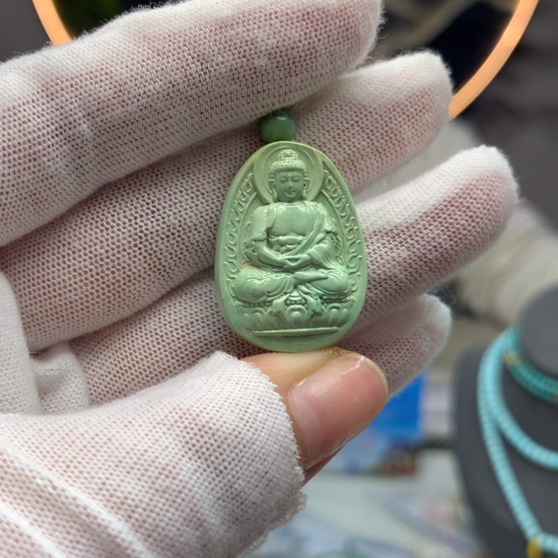 绿松石挂件未镶嵌