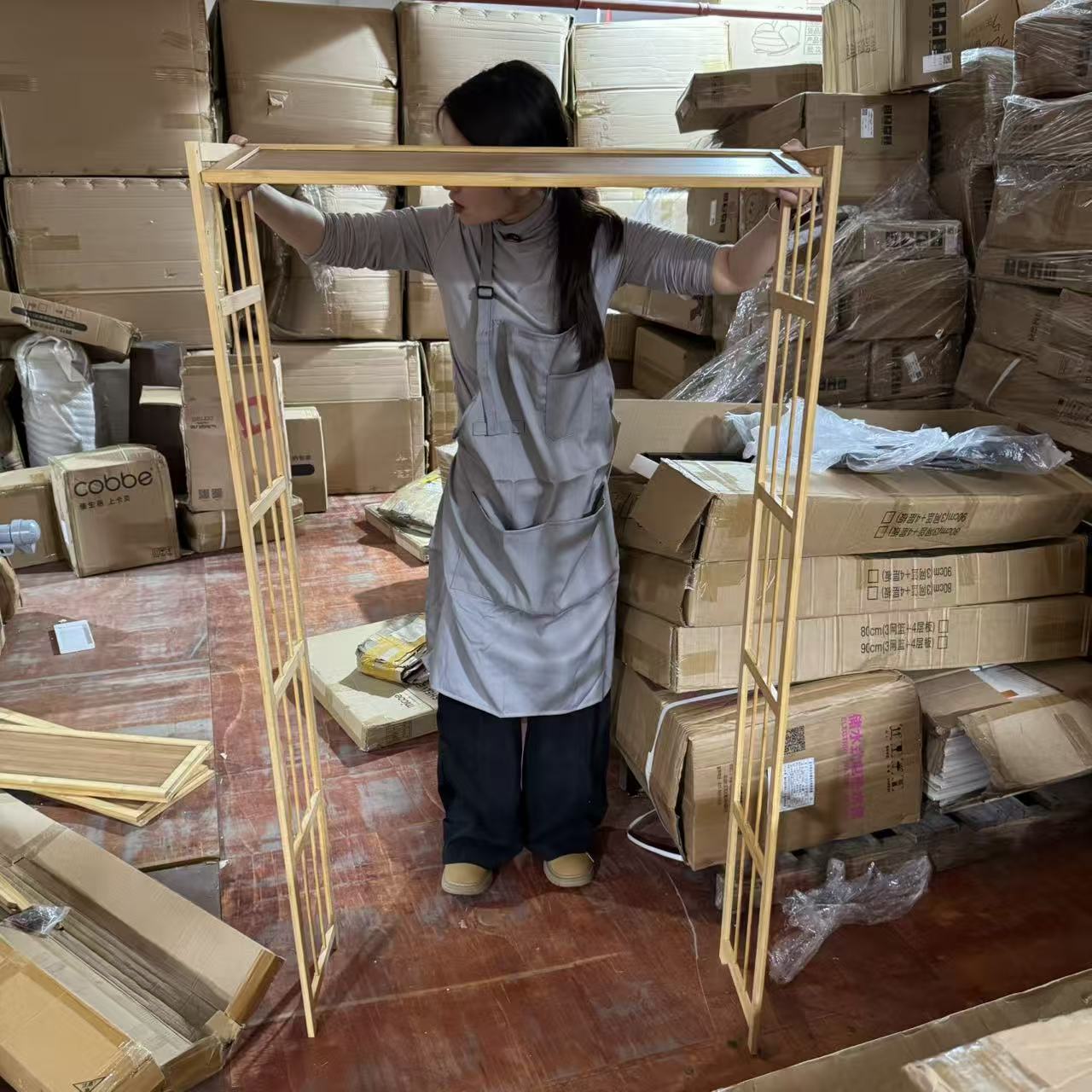 Z495（五层）#置物架75*23*138CM书架库存尾货（三楼）