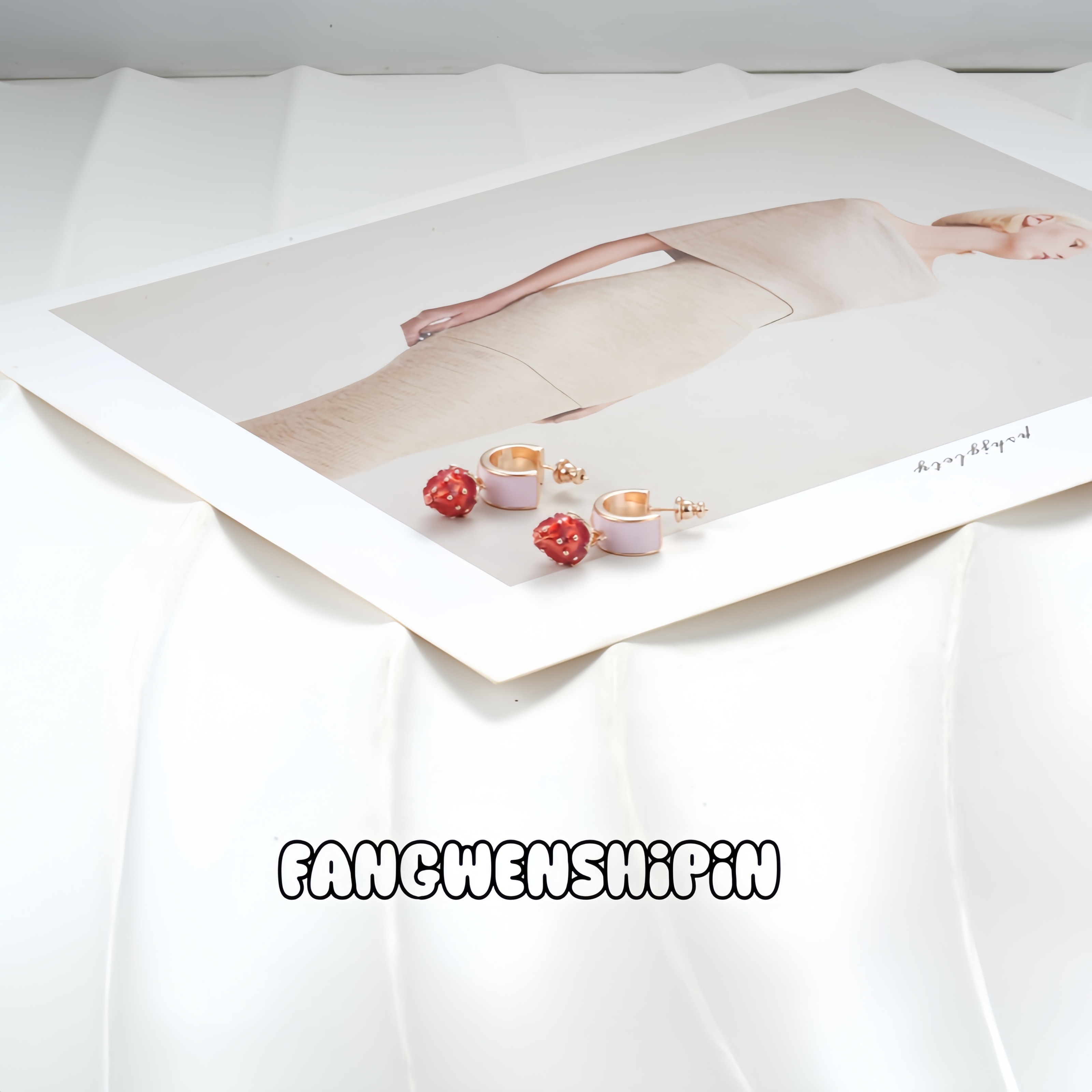 铜合金锆石耳饰 【镀K金】【925银针】耳环4529