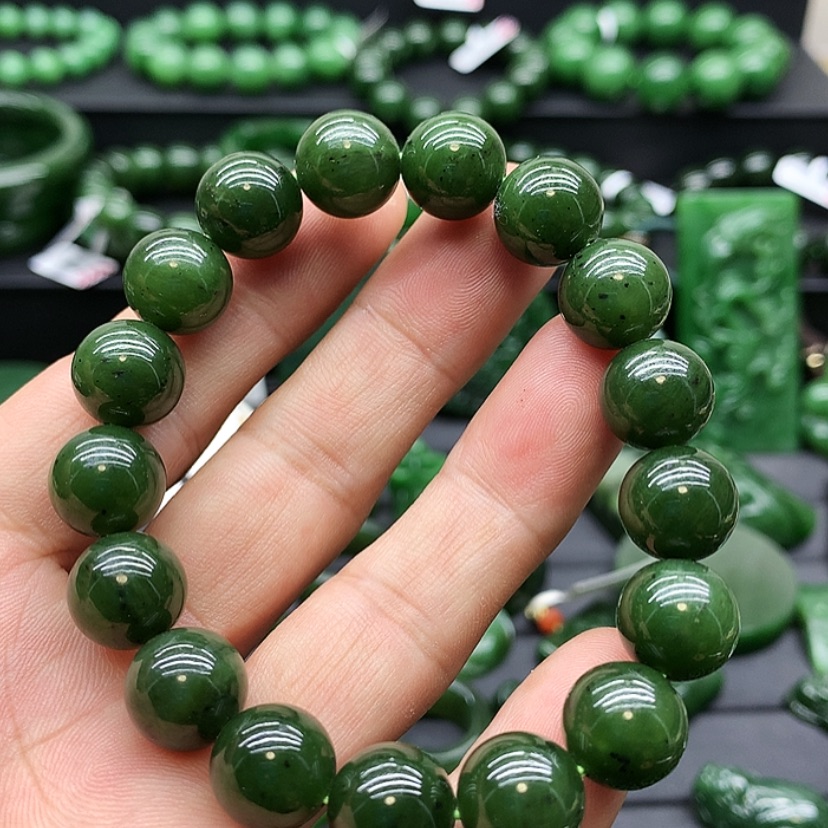 【闪购商品】和田玉（碧玉）手链未镶嵌