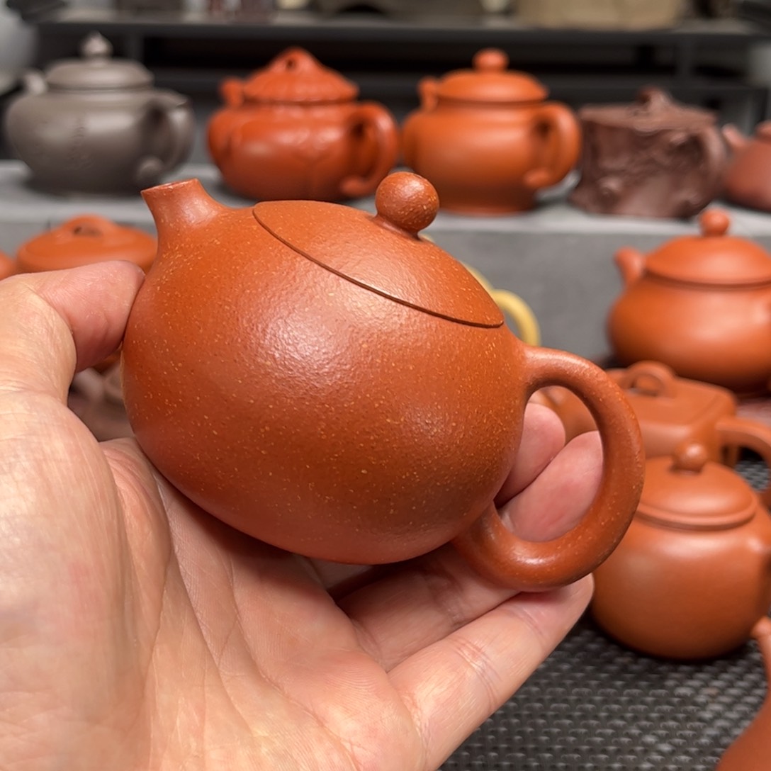 紫砂茶壶紫砂艺术茶具套装红降坡