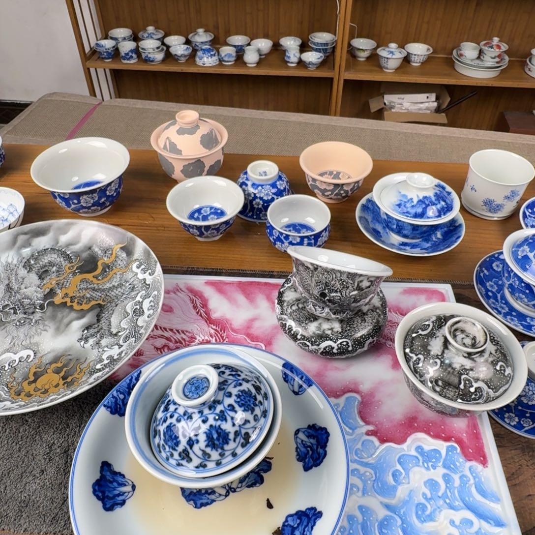 缚***鹏景德镇陶瓷美术作品