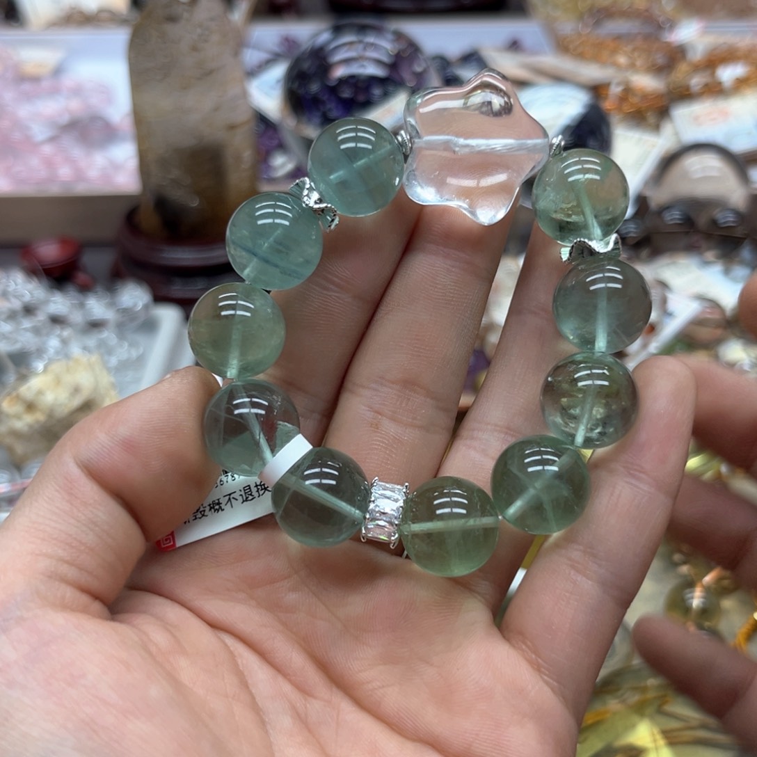 【闪购商品】水晶手链未镶嵌银石