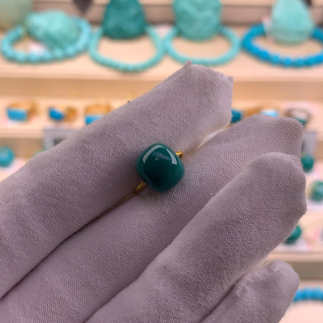 绿松石珠宝奇石未镶嵌10-8.8