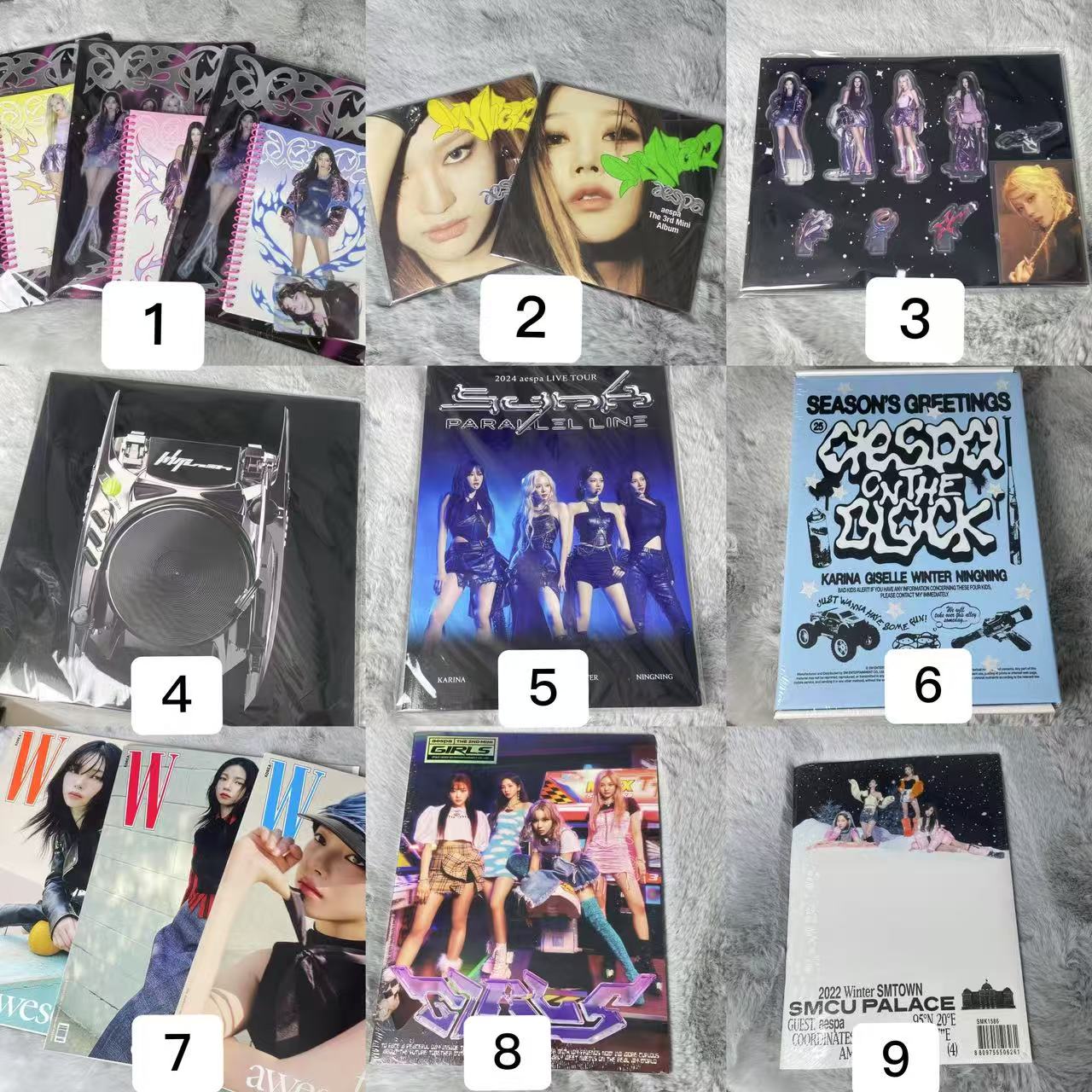 现货aespa专辑合集全新未拆拍下拆开不退不换