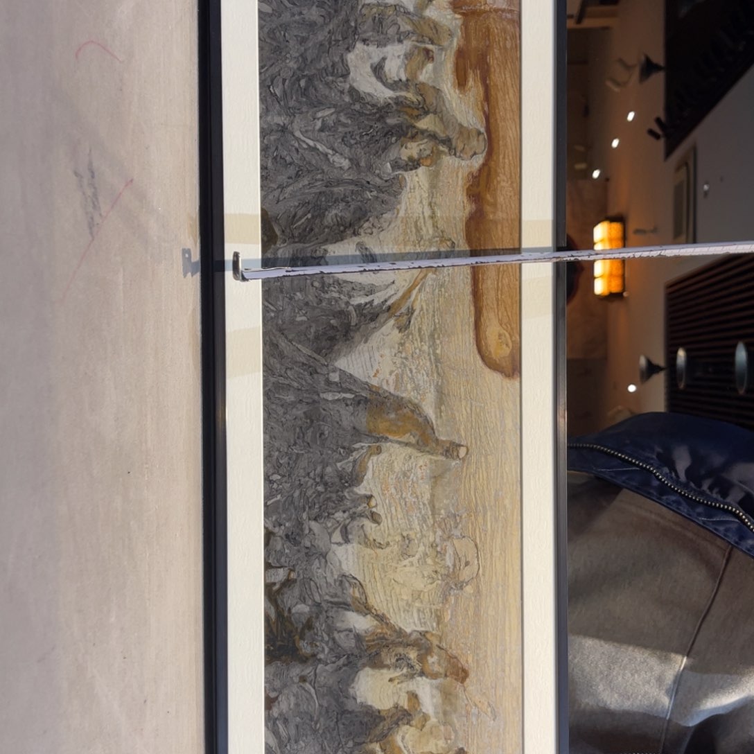 彩石68/21三峡清江画面石 八仙过海