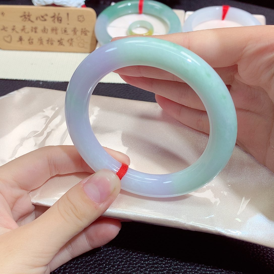 翡翠未镶嵌手镯1215