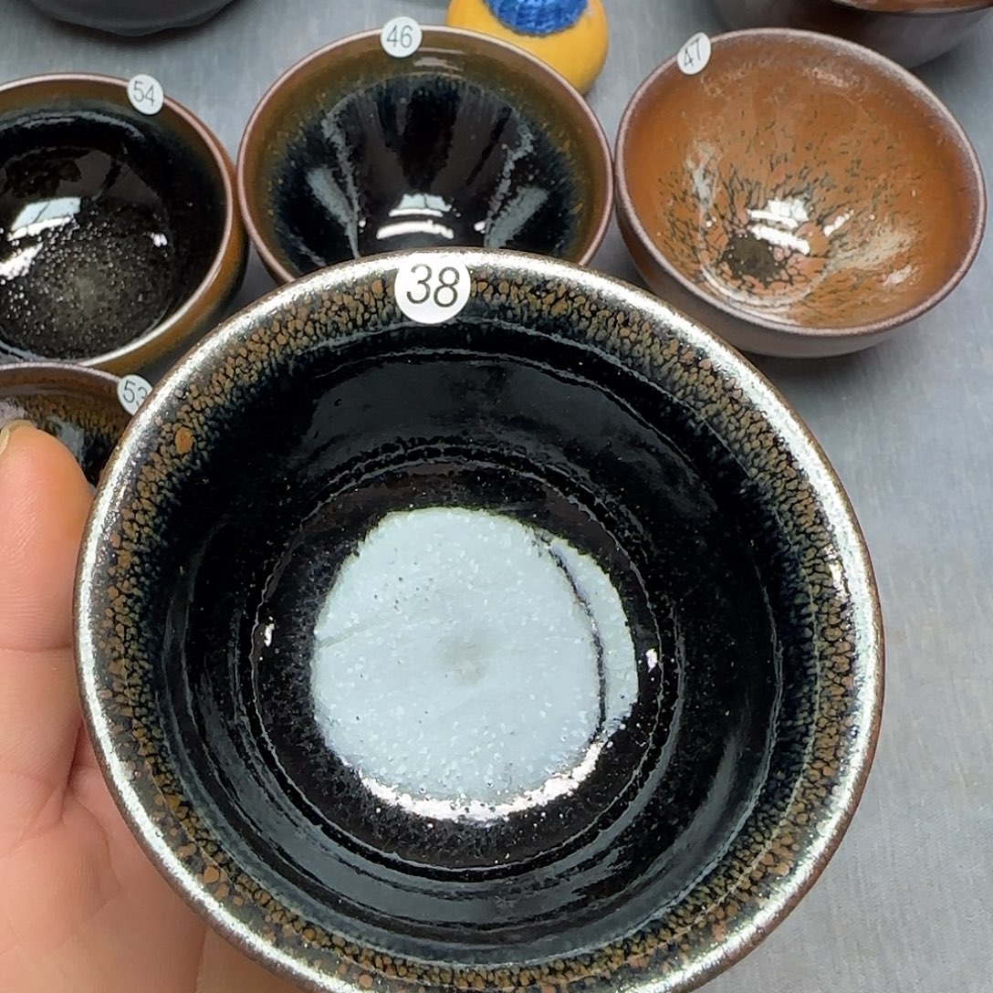 小***。茶盏印春堂柴烧建盏