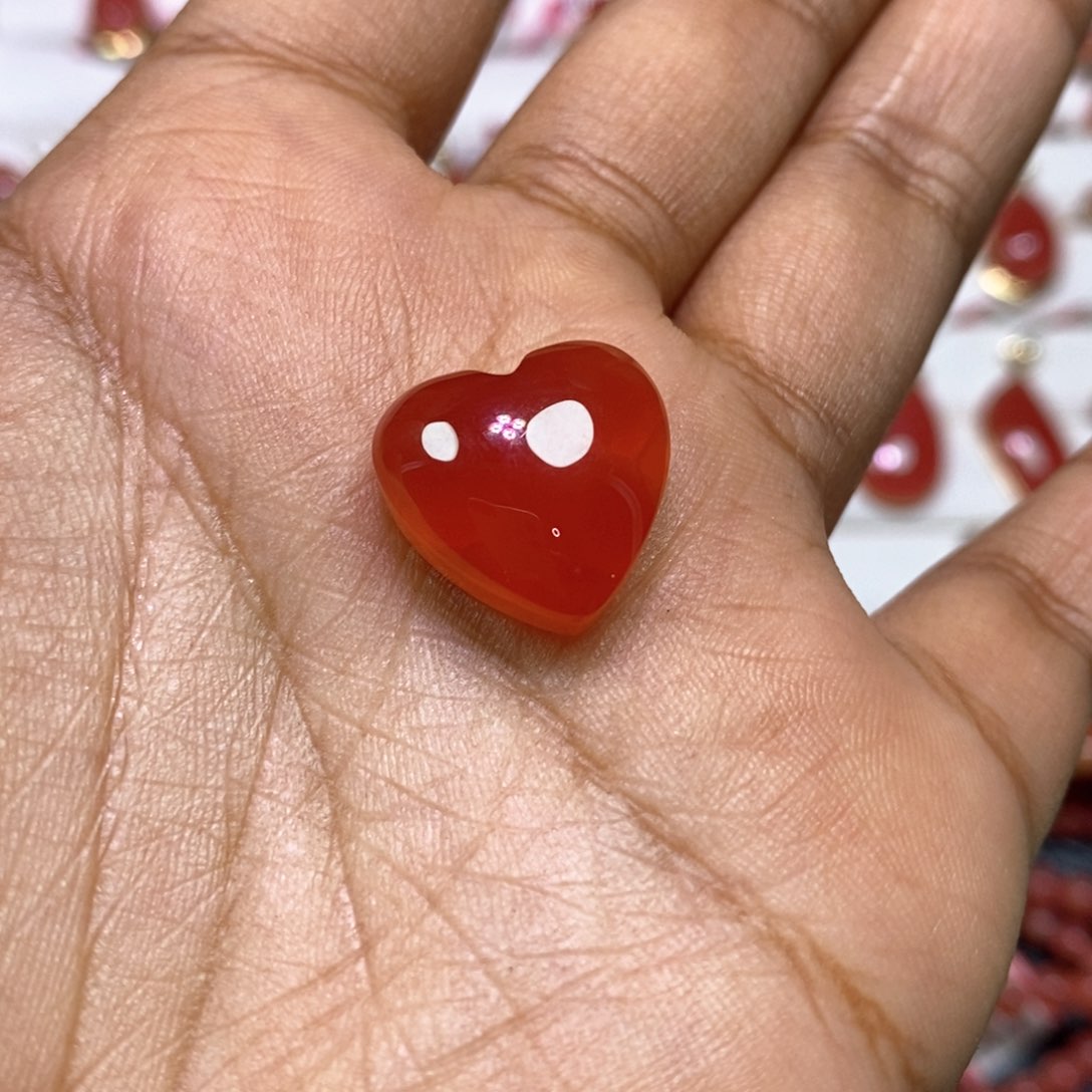 菱锰矿（红纹石）珠宝半成品未镶嵌0*1