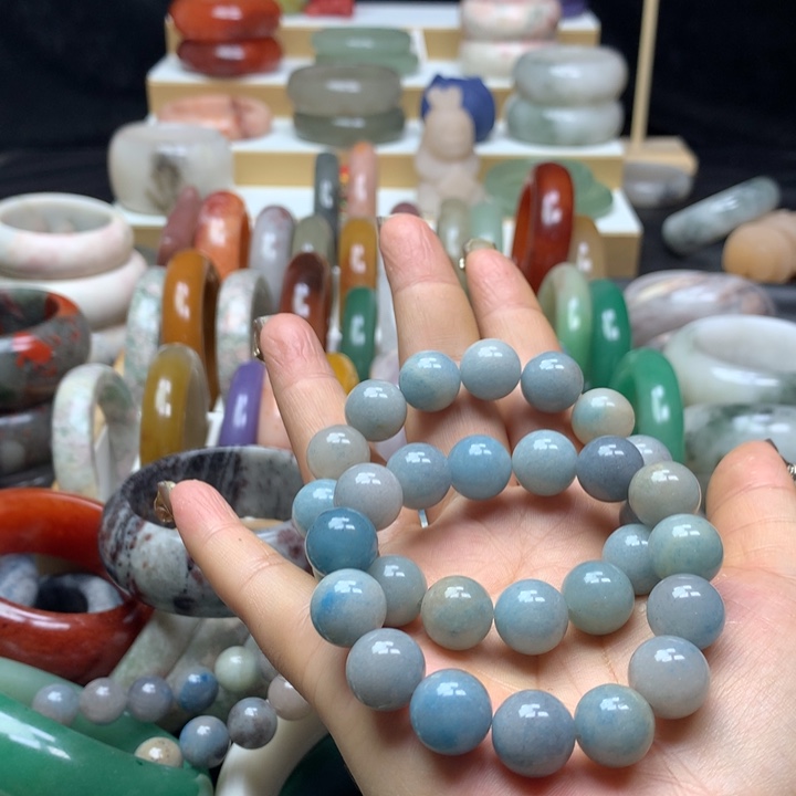 未镶嵌手镯石英质玉夢****