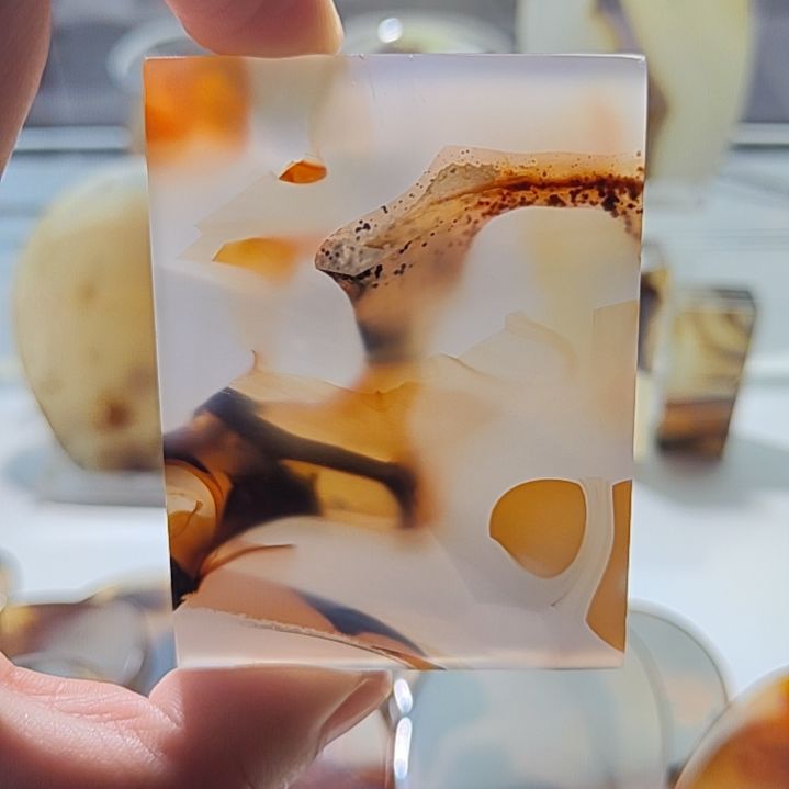 玛瑙/玉髓未镶嵌吊坠(不含链)100号