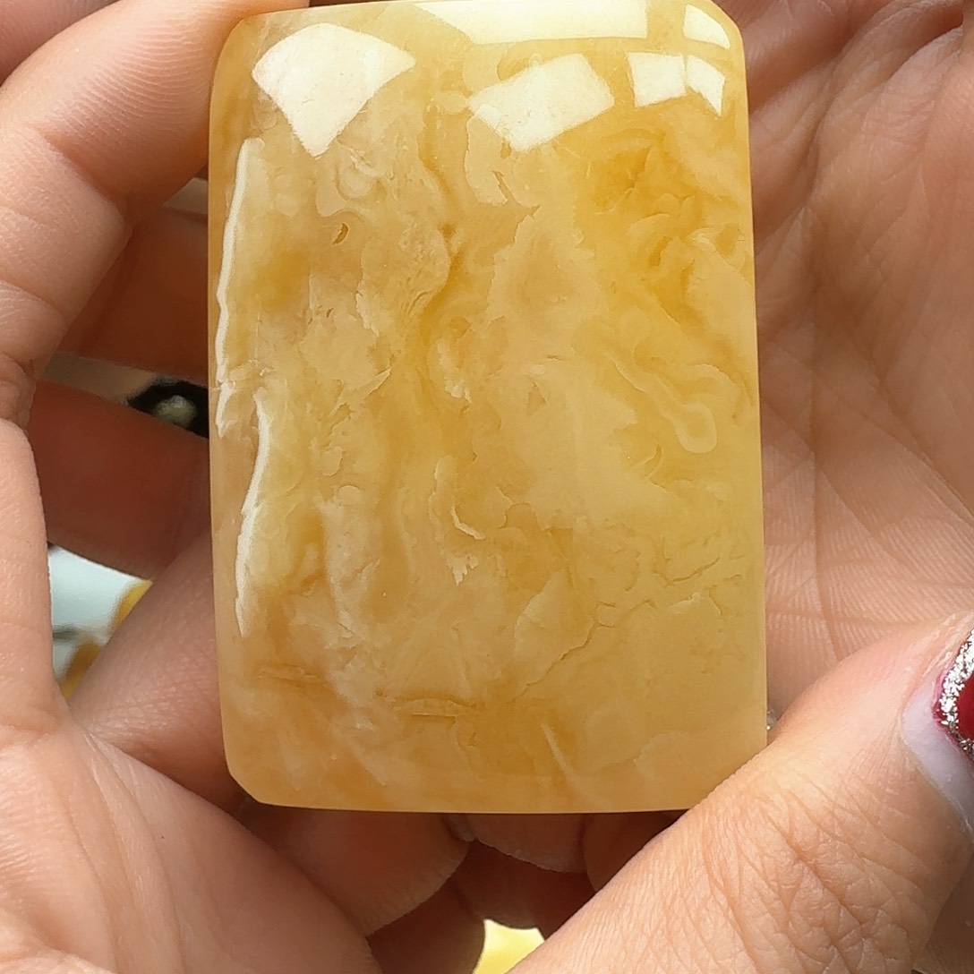 琥珀裸石未镶嵌麦*唛～