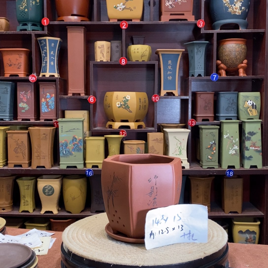 紫砂花盆紫砂艺术