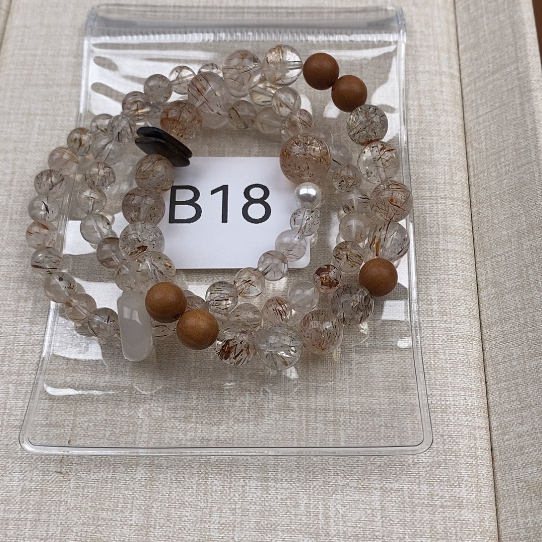 未镶嵌水晶手链B18