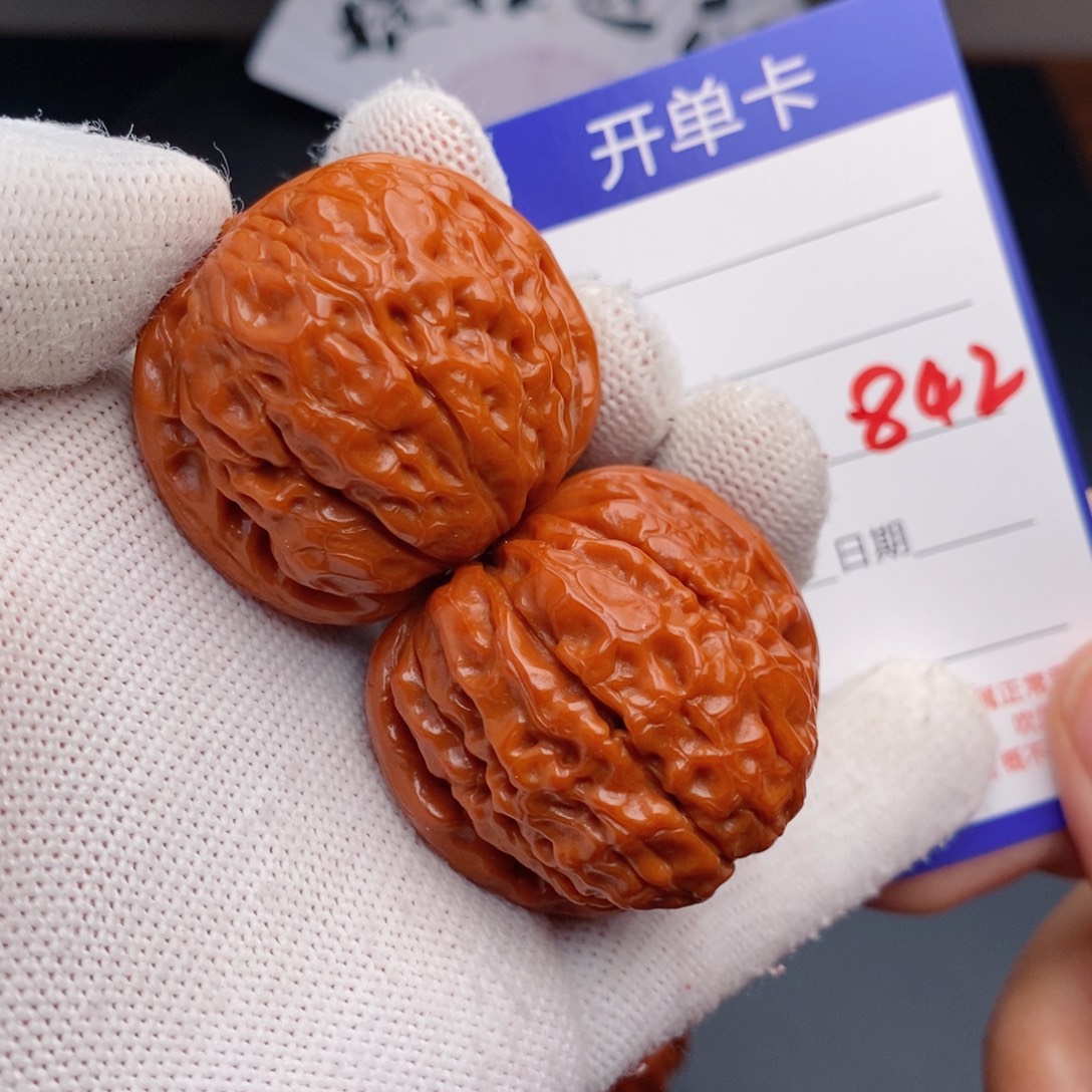 文玩核桃把件38甲骨文842
