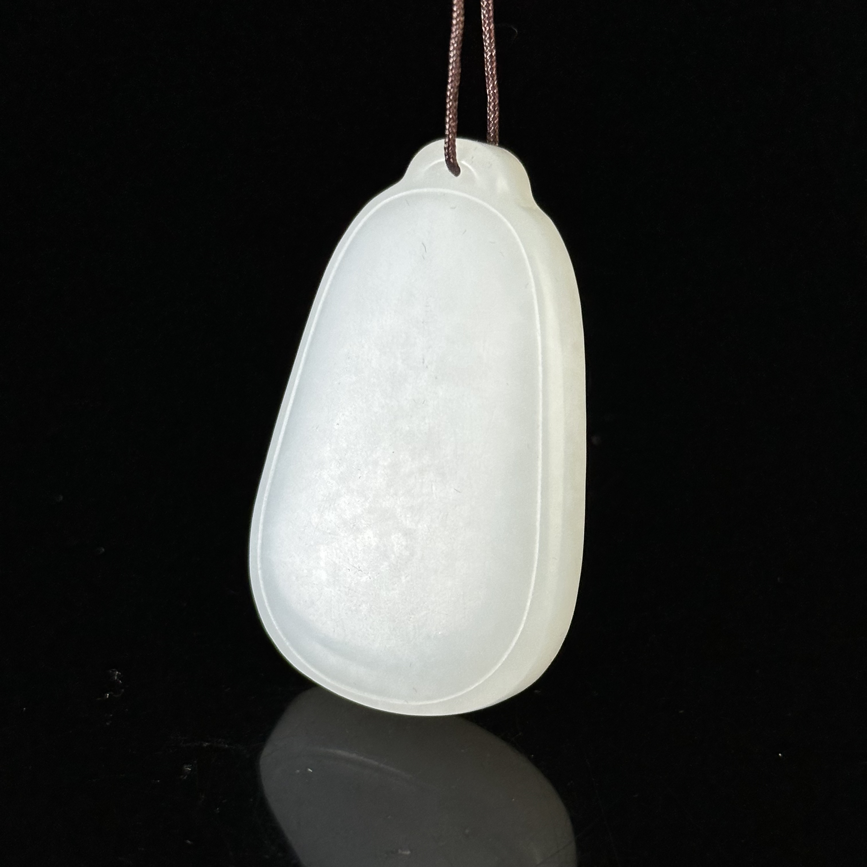 20世纪和田玉无事牌佩 ZR351203082*【上海兰馨】