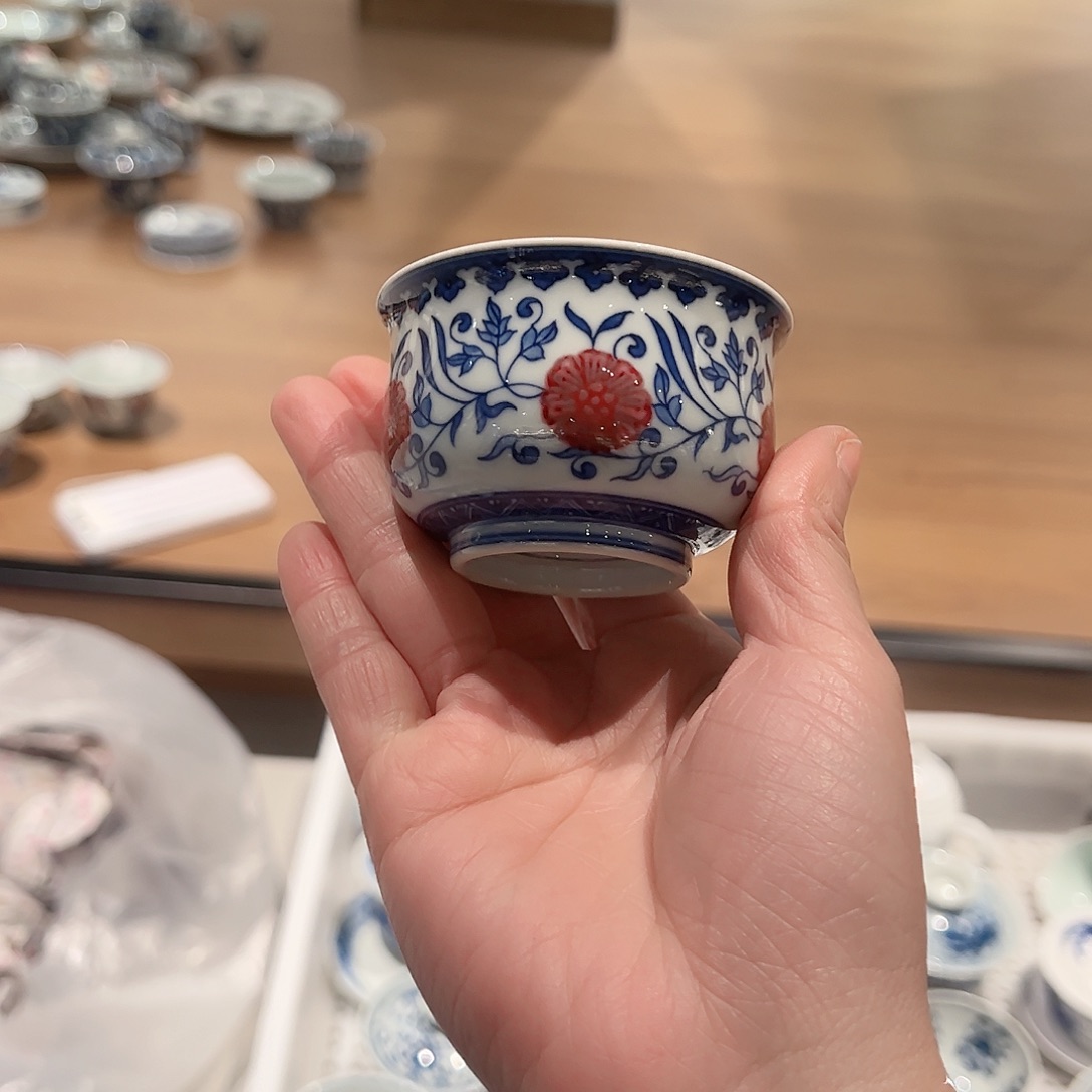 微瑕臻玉古坊原矿釉里红