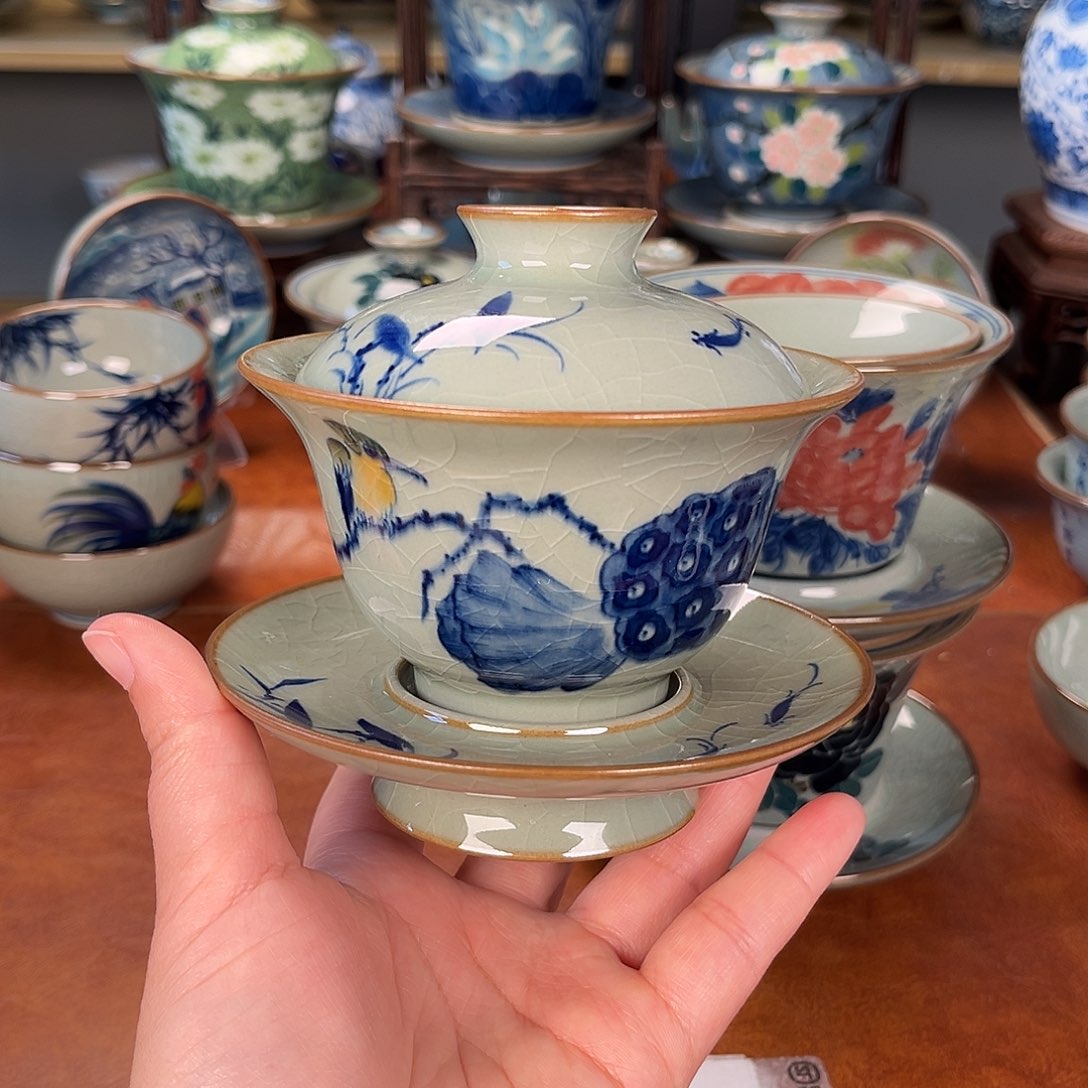 杯盖碗景德镇陶瓷