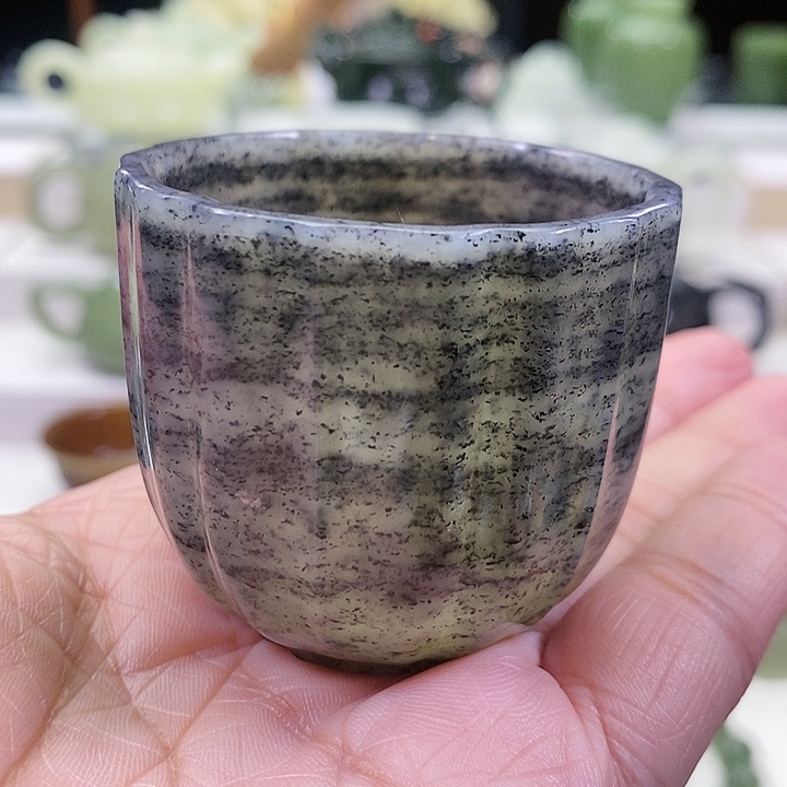 未镶嵌和田玉挂件茶杯60ml