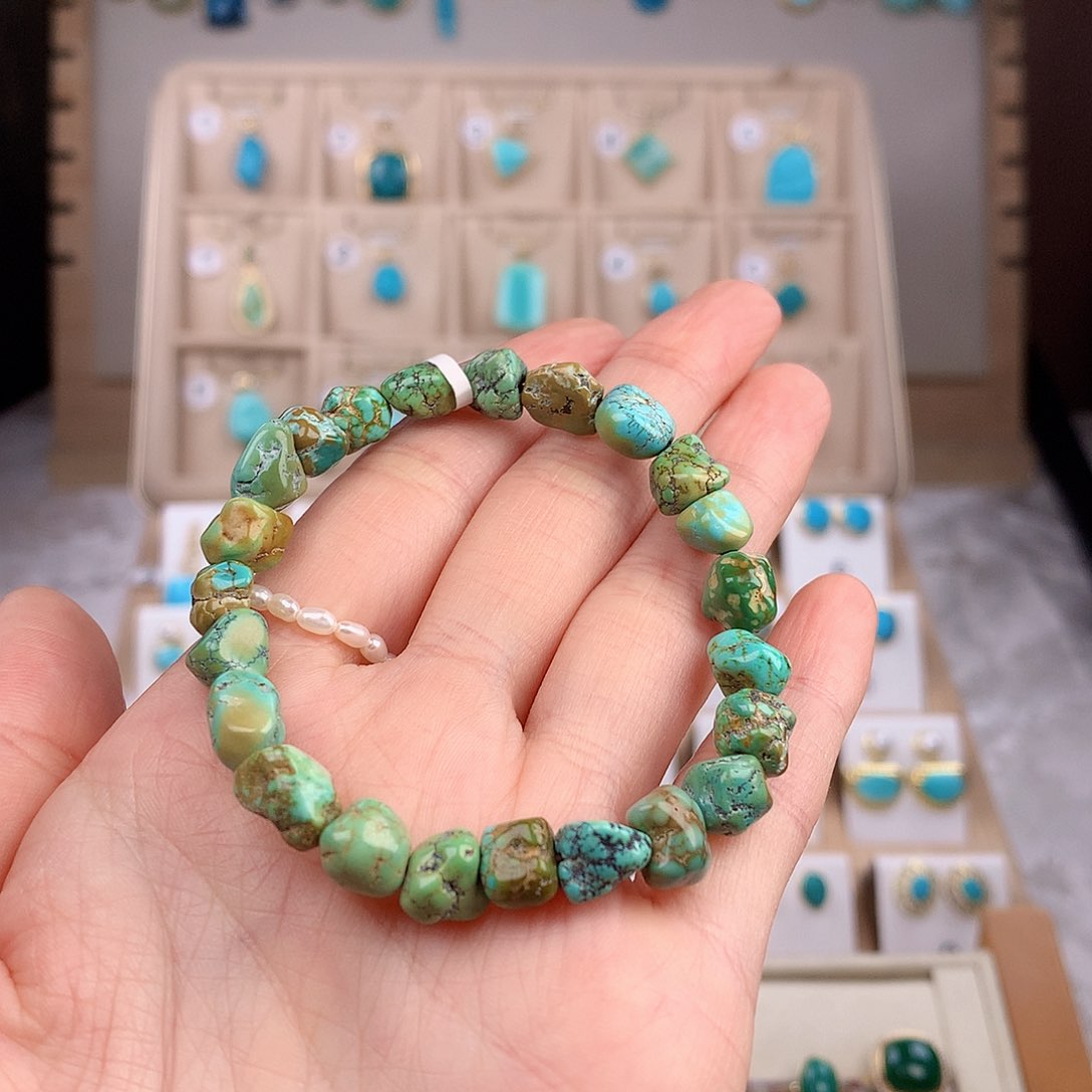 绿松石手链未镶嵌