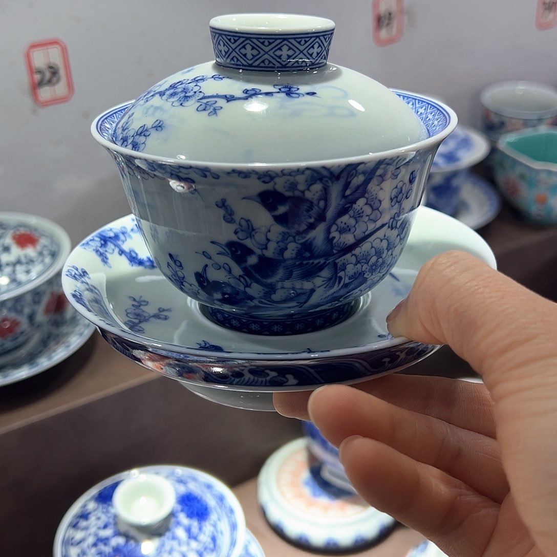 盖碗全场七景德镇景德镇景德镇