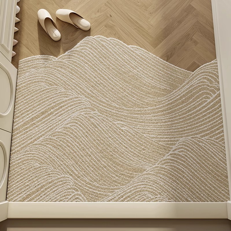 大门口丝圈地垫进门室内脚垫可裁剪门外地毯奶油风入户垫走廊地毯