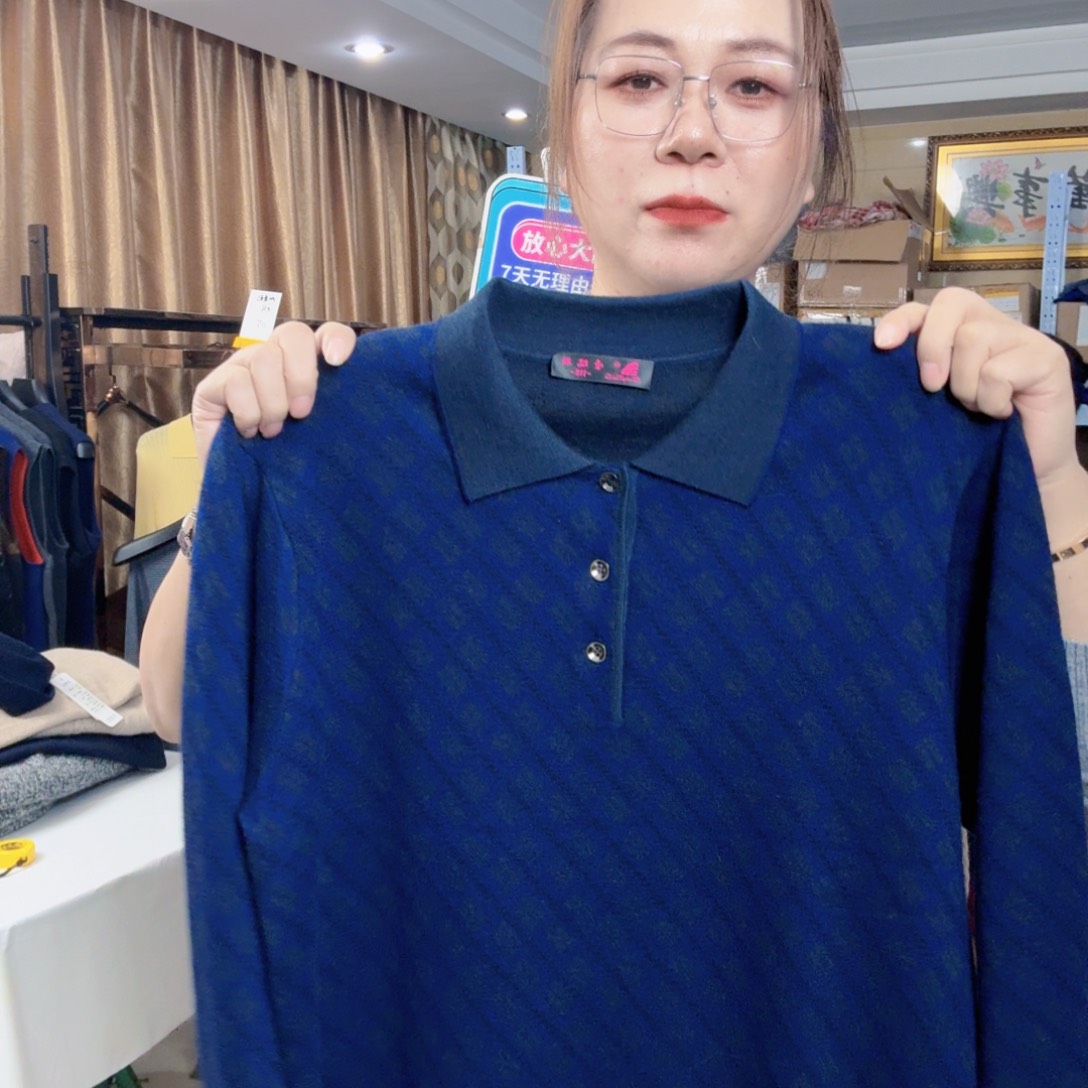 男士羊绒套衫Polo