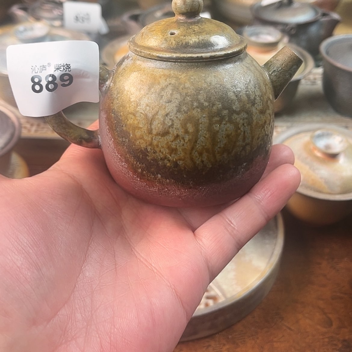 【闪购商品】沁庐柴窑古法柴烧手工茶具
