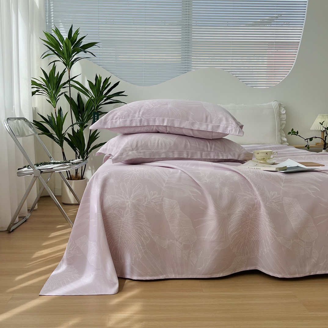 100%竹纤维床单凉席 夏季凉感软凉席单件凉爽透气提花双人睡单