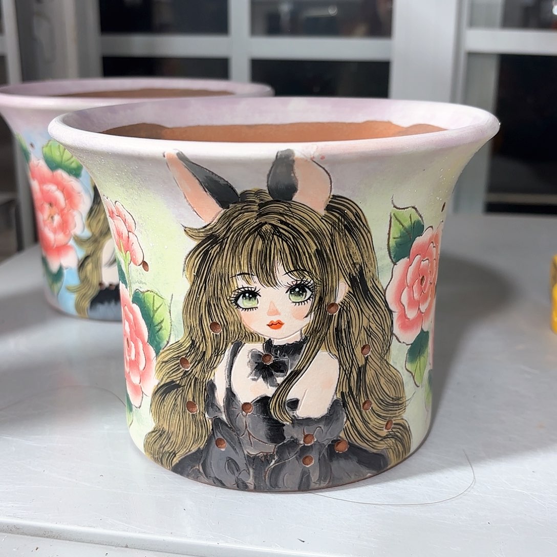 紫砂花盆?**?手工花盆默认微瑕