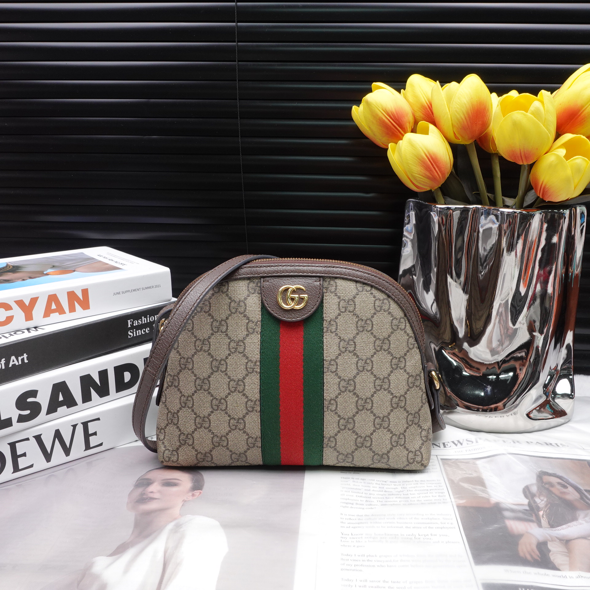 95新 GUCCI/古驰 单肩包/T10227655