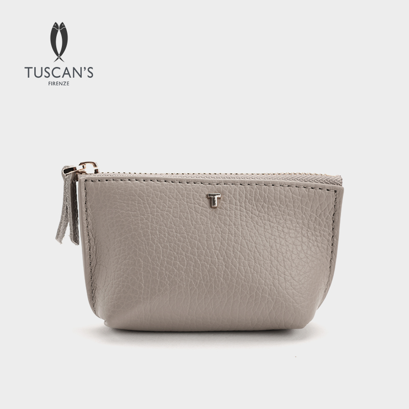 TUSCAN'S小巧精致手拿包荔枝纹真皮小包包女士休闲百搭时代集团