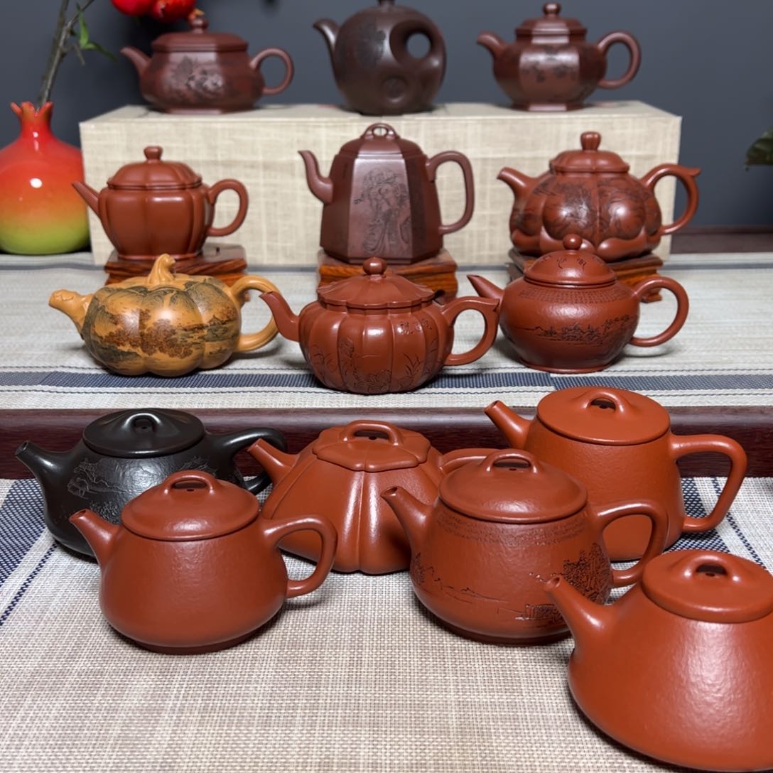 紫砂茶壶白**生宜兴紫砂