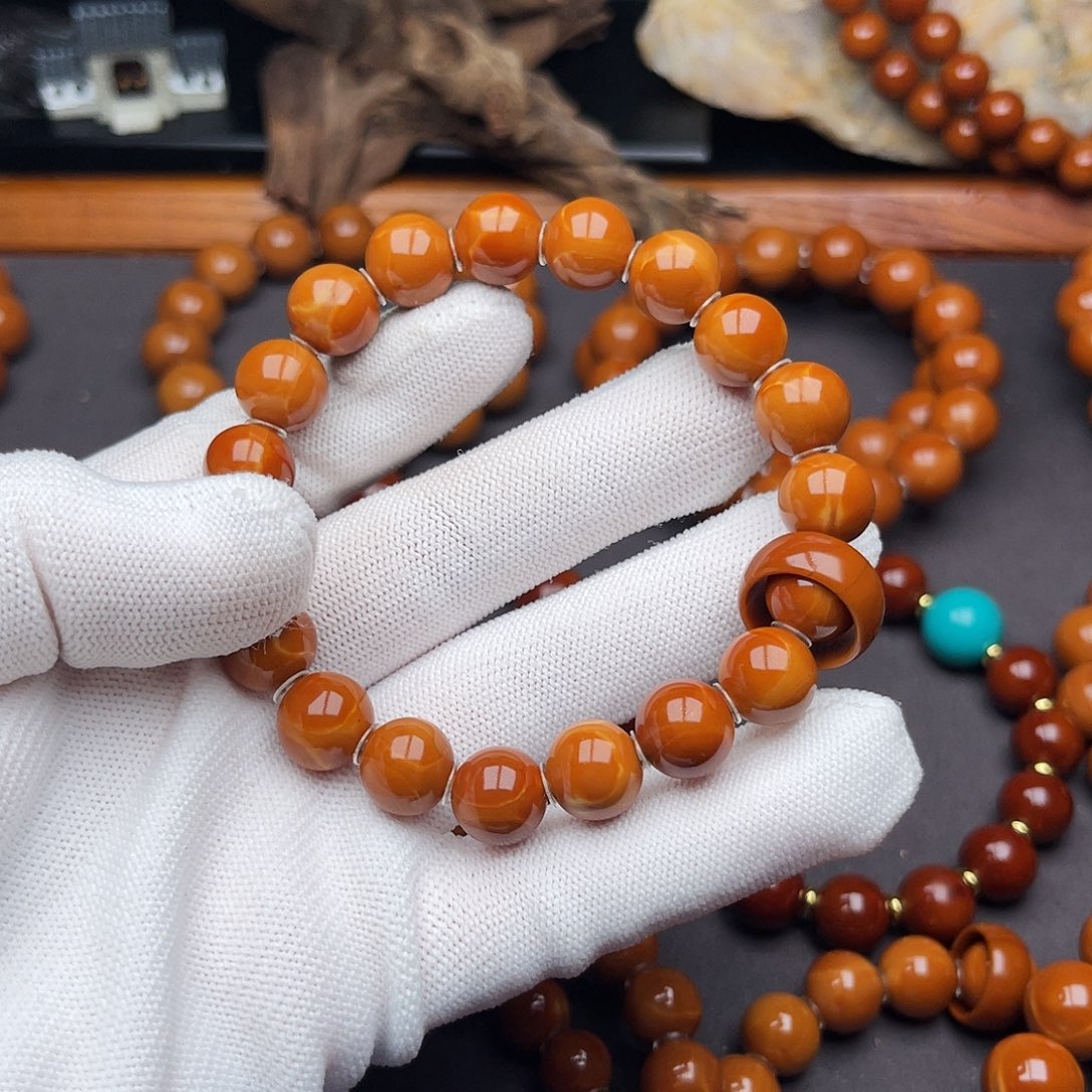 橄榄核手串/手链烟****厂11.1原生小红核