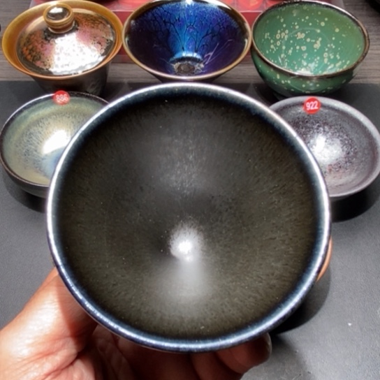 茶盏建盏主人杯茶壶盖碗品茗杯006