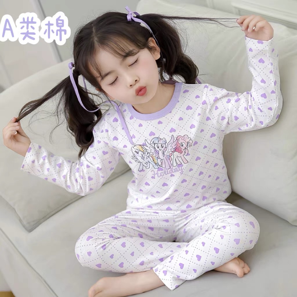 D儿童秋冬款秋衣秋裤套装