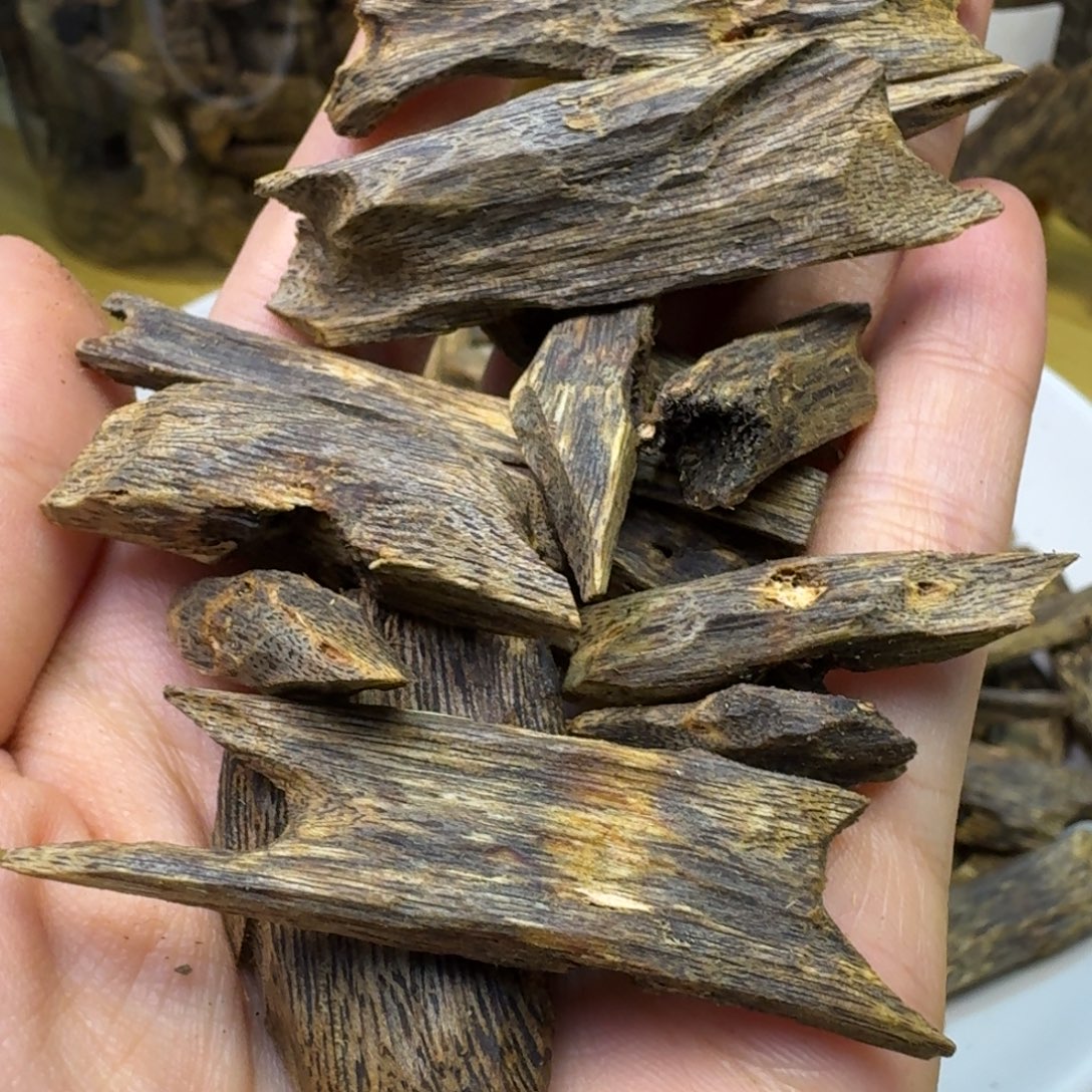 沉香碎屑沉香紫棋高油块料50g