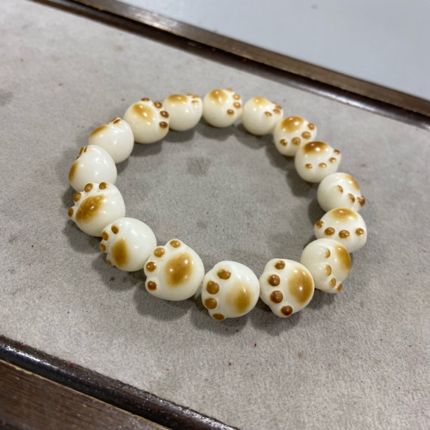 p69炭烤菩提猫爪卡1.1单圈手串