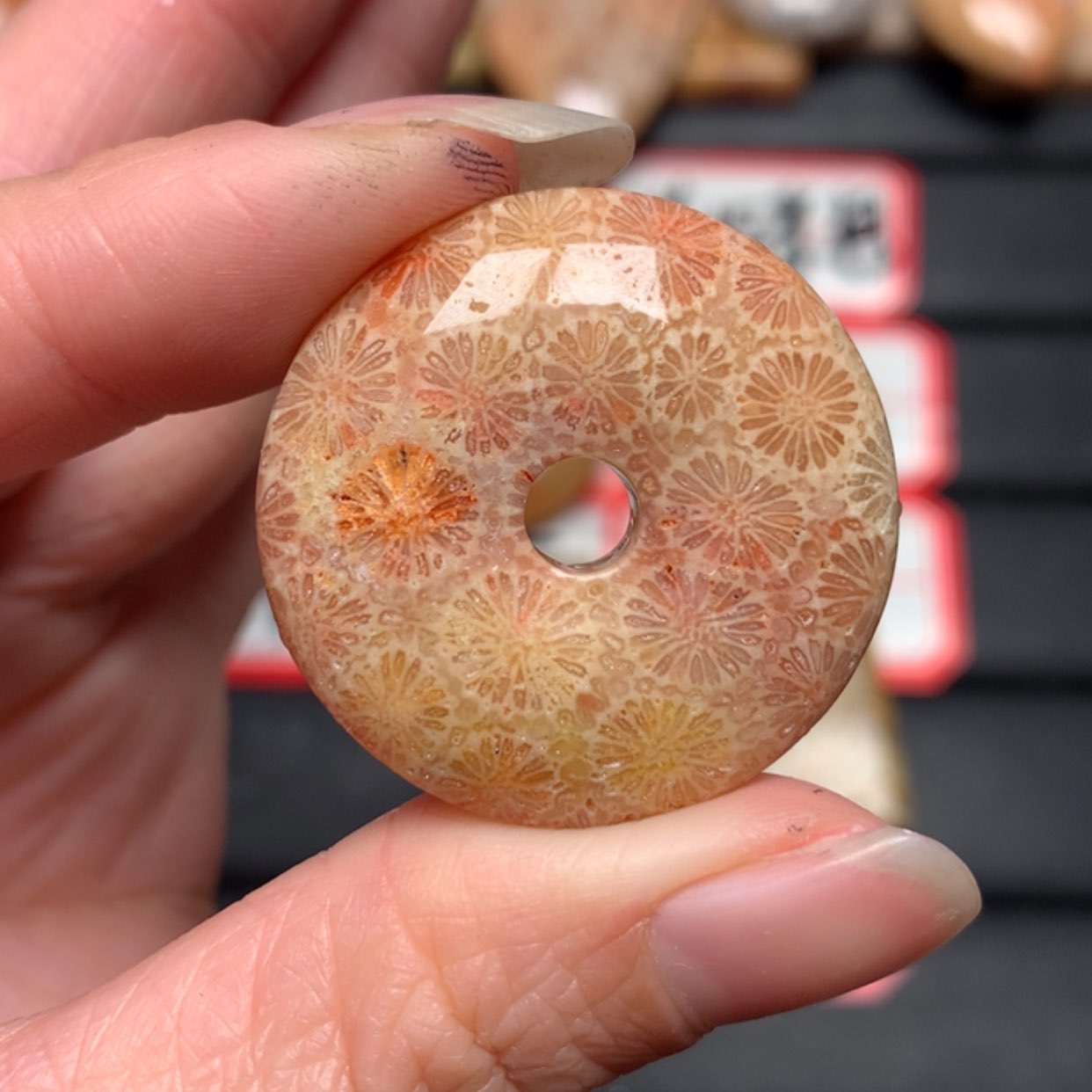 【闪购商品】硅化玉颈饰未镶嵌老*乐