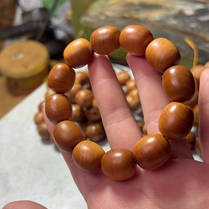 柏木（崖柏）枣珠瑕疵的