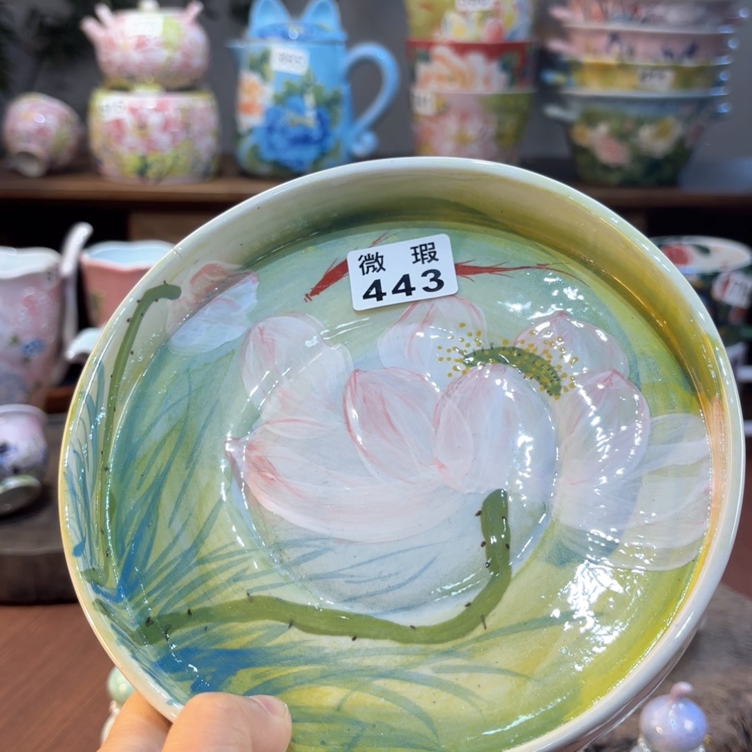 景德镇手绘高温釉下彩陶瓷茶具