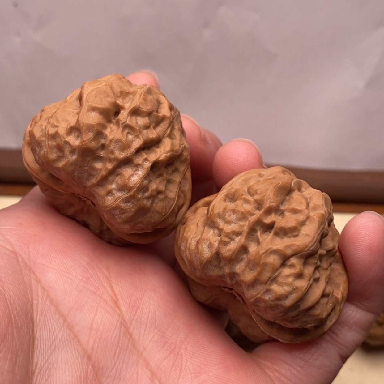 【闪购商品】文玩核桃把件边38左右
