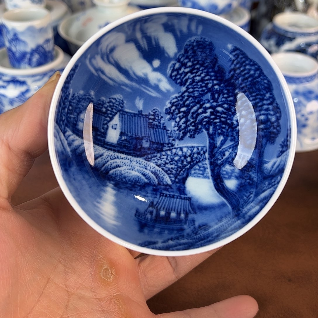 瓷片景德镇全手工手绘陶瓷