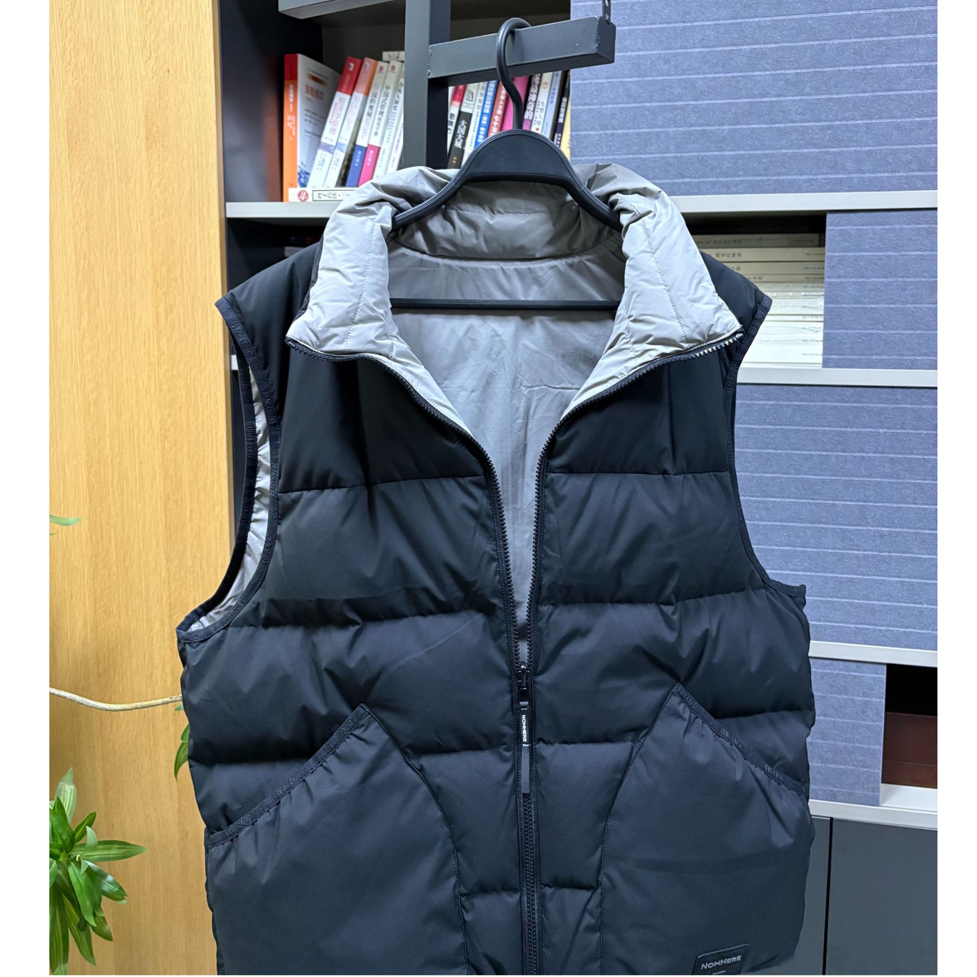 冬季保暖90白鸭绒时尚百搭正反俩面穿马甲~剪标