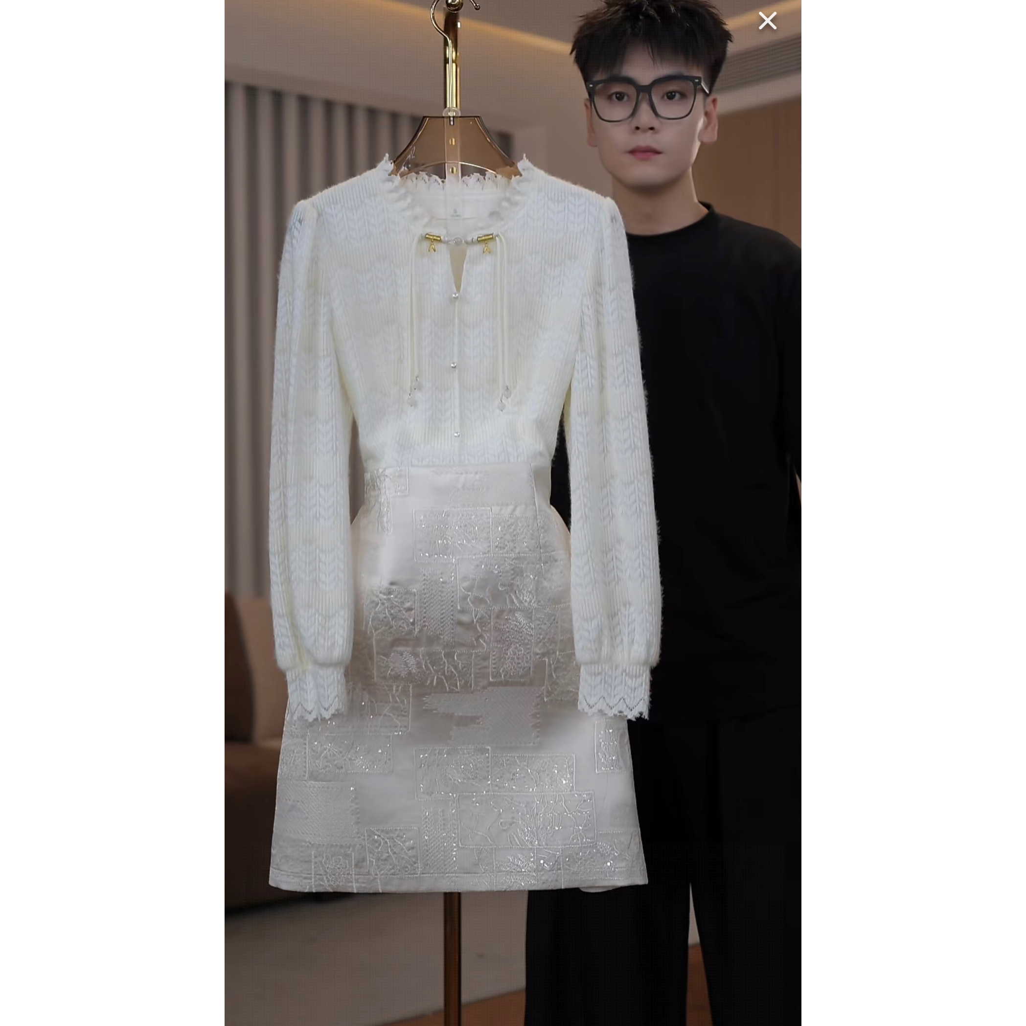  【蒂妮佳】9777品牌女装新款上新气质显瘦高定连衣裙