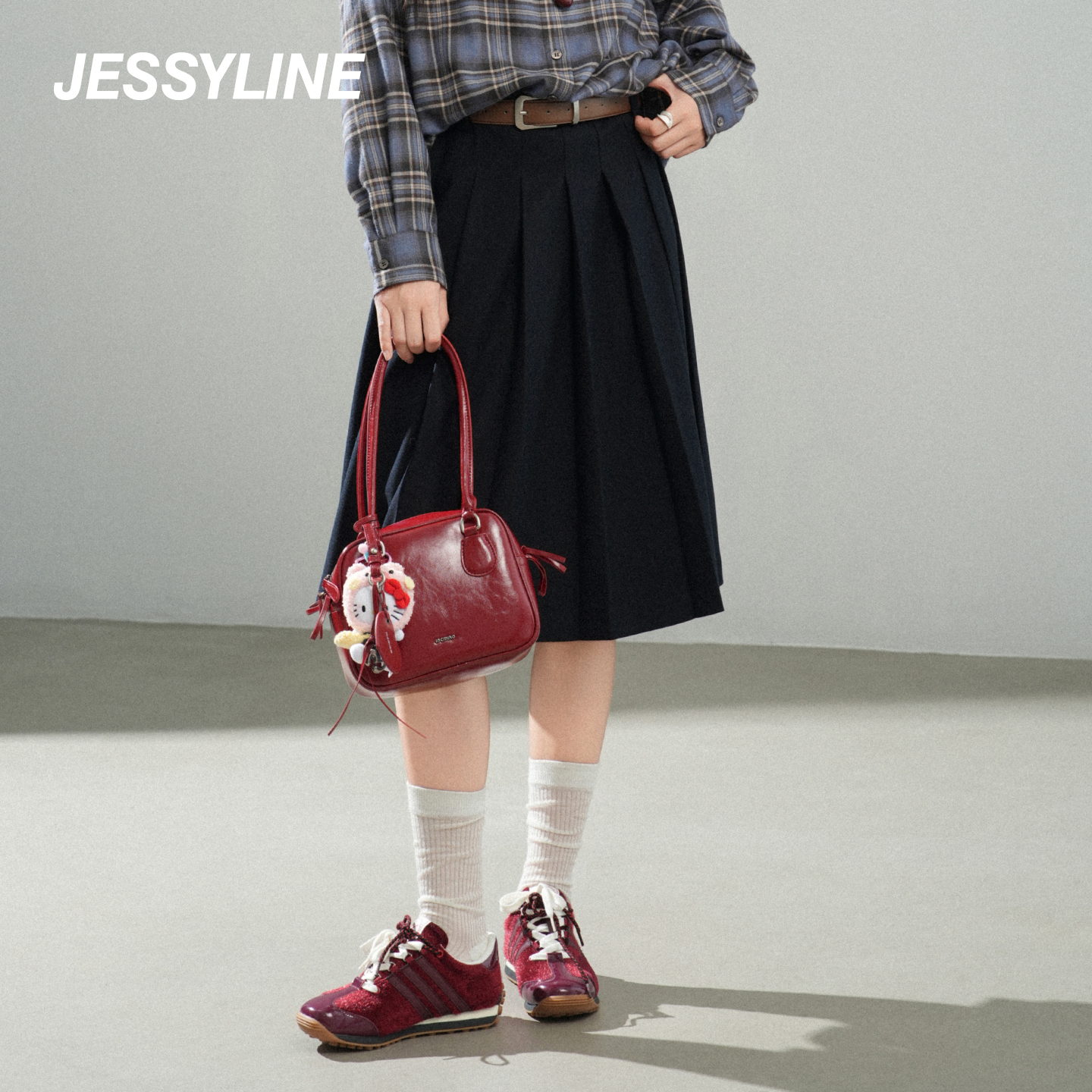 jessyline2025冬季新款 杰茜莱百搭中长款半身裙女 541112042