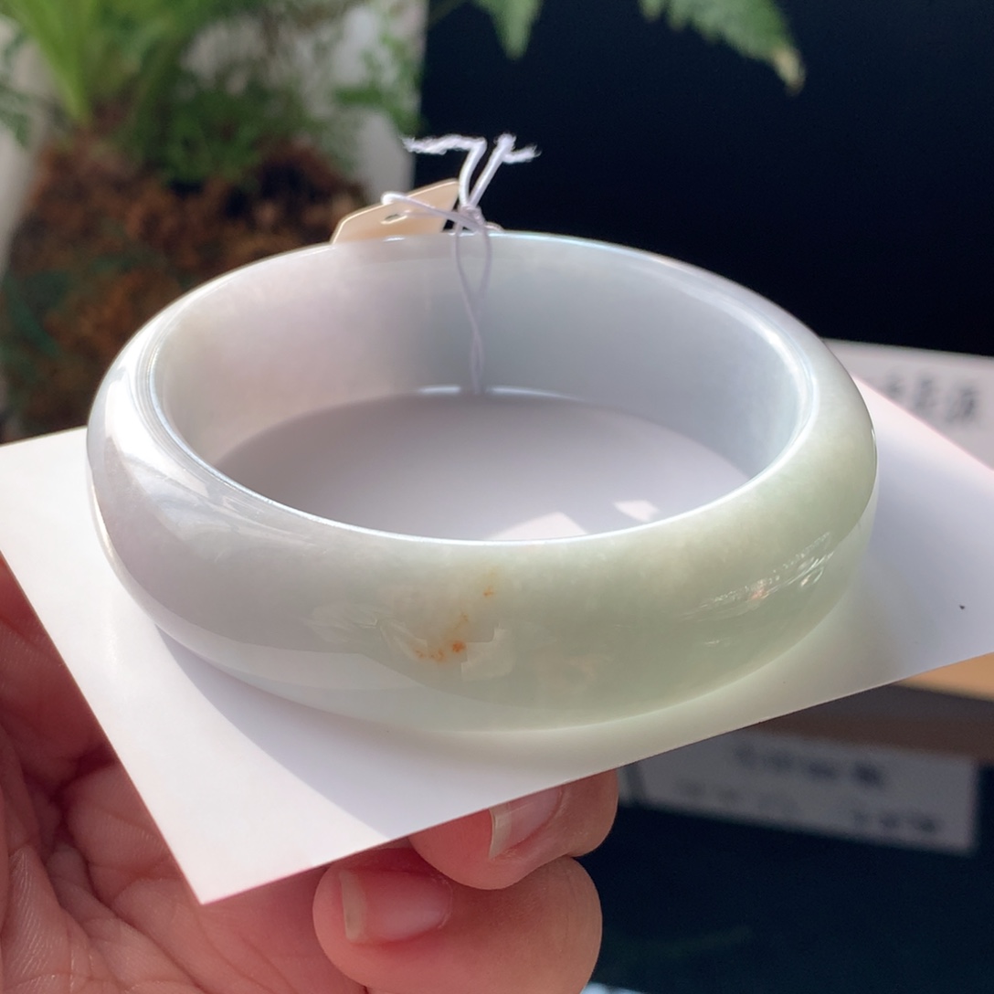 翡翠未镶嵌手镯5号55.2-16.2-8