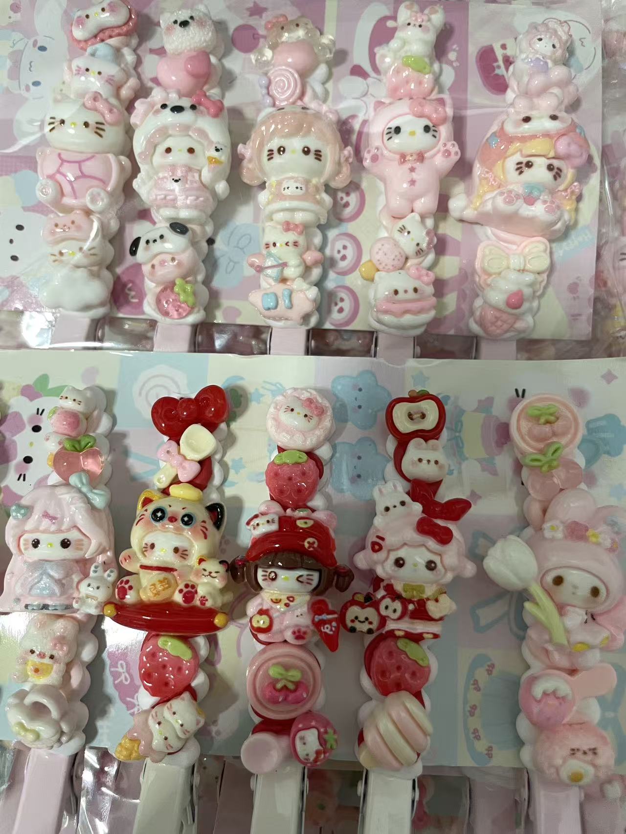 DIY手工奶油发夹