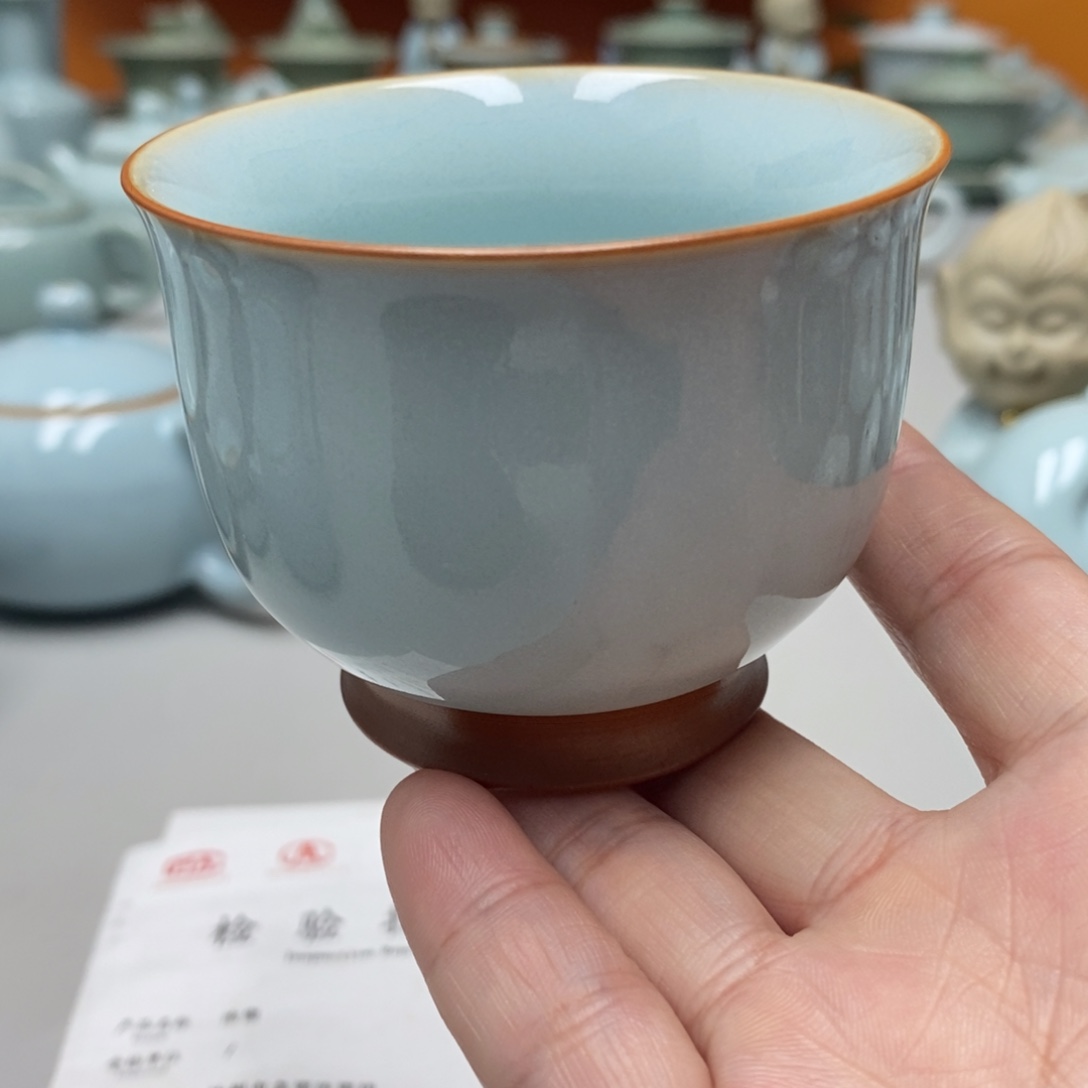 微瑕提梁杯无礼盒，